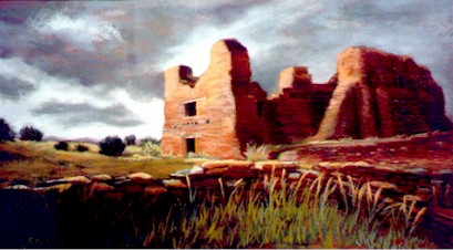 Quarai - Pastel Painting