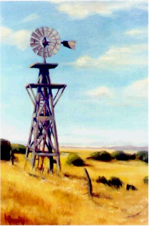 The Sentinel - Oil Painting